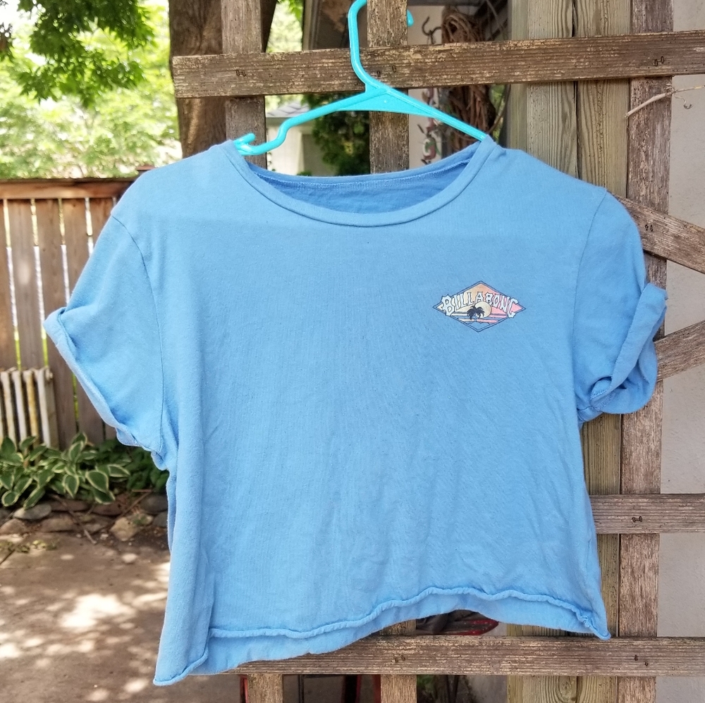 Billabong Vintage style oversized crop top